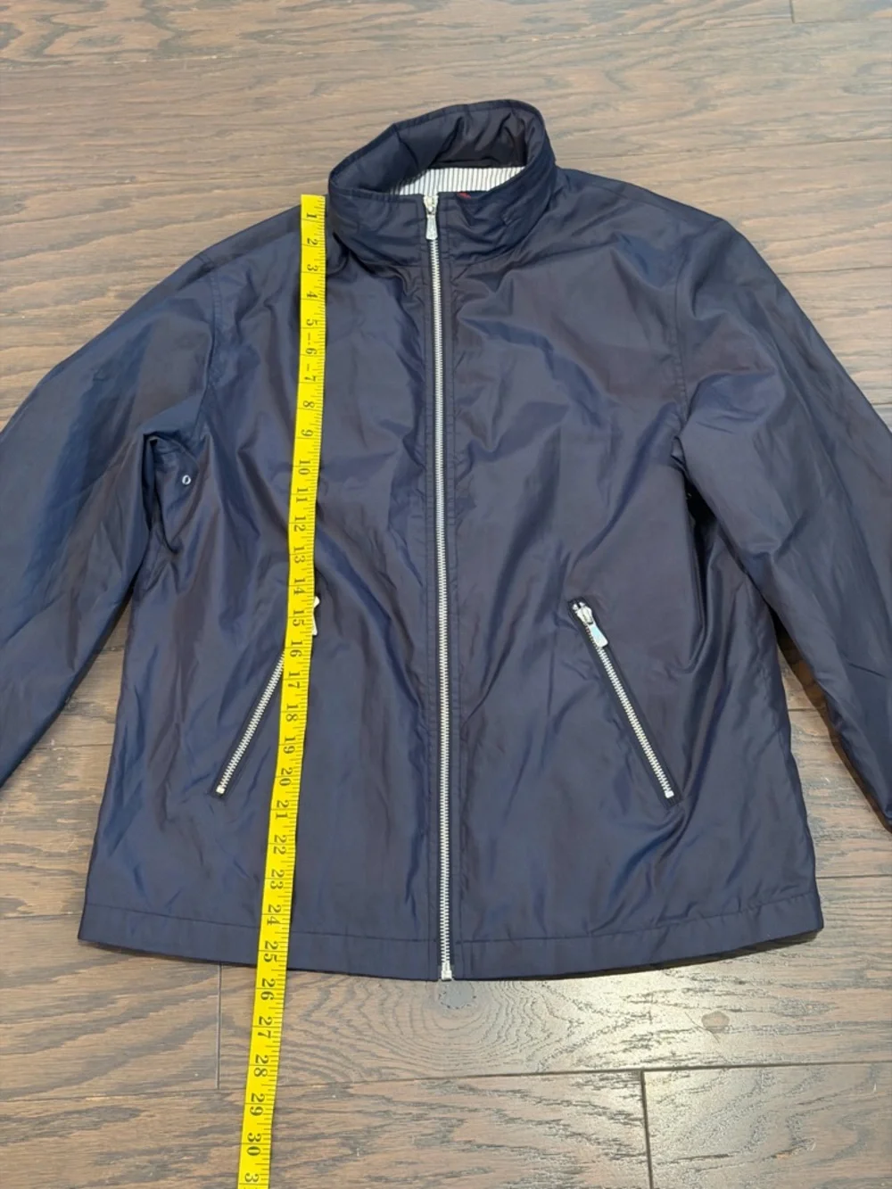 Brooks Brothers Boys Navy Windbreaker Rain Jacket Size XL